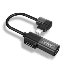 Адаптер Joyroom Dual Lightning S-M362 (для зарядки та навушників) (чорний)