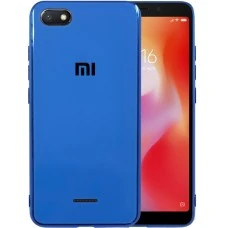 Накладка Glass Case Xiaomi Redmi 6A (Синий)