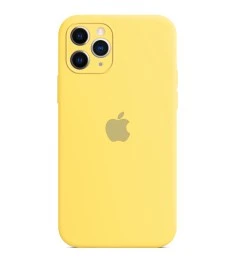 Силикон Original RoundCam Case Apple iPhone 11 Pro Max (13) Yellow