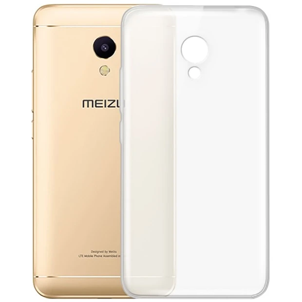 Силіконовий чохол WS для Meizu M5c (Білий матовий)