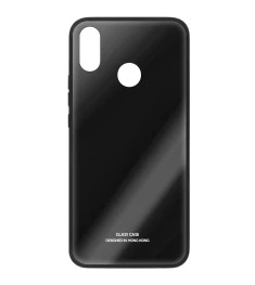 Накладка Glass Case Huawei P Smart Plus / Nova 3i (черный)