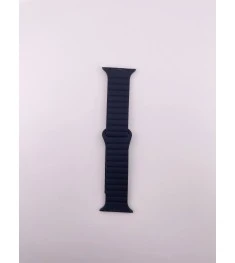Ремешок Apple Watch Ribbed Silicone Shine 42 / 44 / 45 / 49mm (07) Black