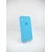 Силіконовий чохол Original Square RoundCam для Apple iPhone X  /  XS (20) Синій