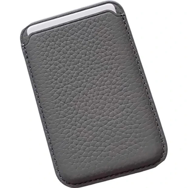 Кошелёк iLera Napa Leather Wallet for iPhone MagSafe (Ionic Grey)