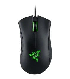 Мышь проводная Razer DeathAdder Chroma (Чёрно-зелёный) (Уценка) 1 категория