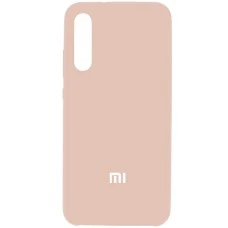Силиконовый чехол Original Case Xiaomi Mi A3 (Пудровый)