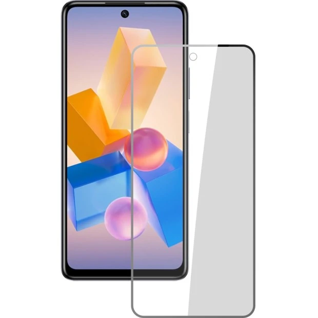 Захисне скло 5D Standard Infinix Hot 40 Pro Чорне