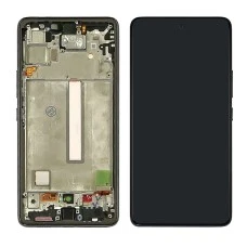 Дисплей для Samsung A536 Galaxy A53 (2022) с чёрным тачскрином и чёрной корпусной рамкой Original