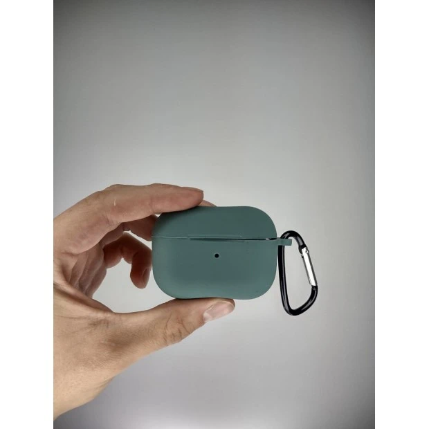 Чехол для наушников Full Silicone Case Apple AirPods Pro 2 (55) Blackish Green