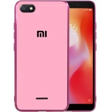 Накладка Glass Case Xiaomi Redmi 6A (розовый)