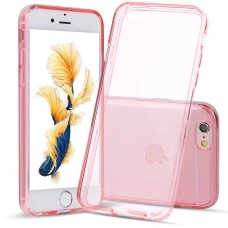 Силикон QU Case Apple iPhone 6 / 6s (Розовый)