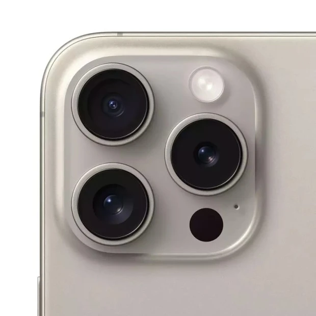 Мобильный телефон Apple iPhone 15 Pro 256Gb (Natural Titanium) (Grade A+) 99% Б/У O