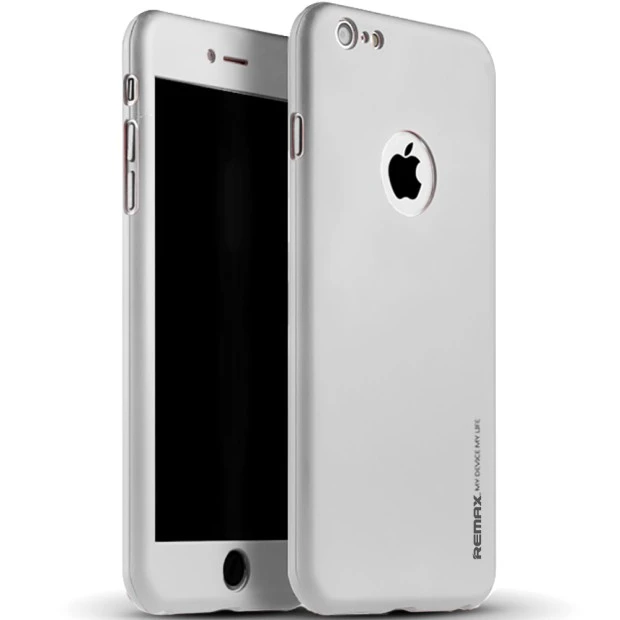 Захисне скло для Apple iPhone 6 Plus / 6s Plus - Remax Slim skin 360 ° (сірий)