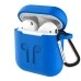 Чехол для наушников Full Silicone Case Apple AirPods (12) Royal Blue Футляр для навушників Full Silicone Case Apple AirPods (12) Royal Blue