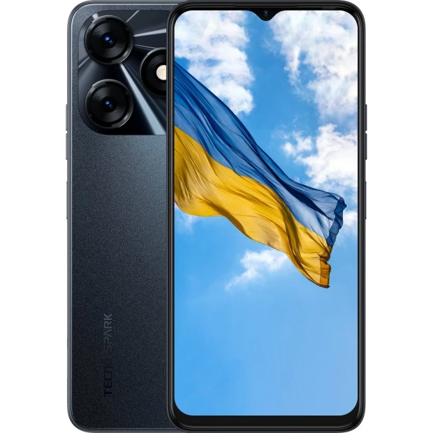 Мобильный телефон Tecno Spark 10 (KI5q) 8/128GB NFC (Meta Black)