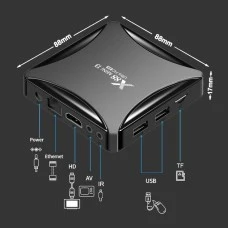Smart TV приставка X88 mini 2/16Gb 4K Android 11 (Чёрный)