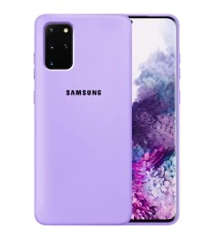 Силикон Original Case Samsung Galaxy S20 Plus (Фиалковый)