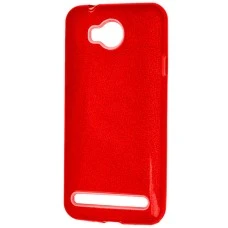 Силиконовый чехол Glitter Huawei Y3-2 (Красный)