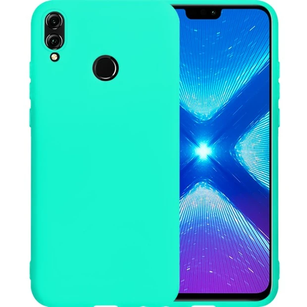 Силиконовый чехол iNavi Color Huawei Honor 8X (Бирюзовый)
