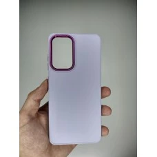 Накладка Metal Camera Samsung Galaxy A52 (2021) (Фиалковый)
