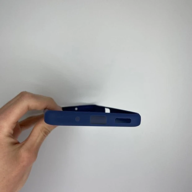 Силіконовий чохол iNavi Color для Xiaomi Poco M5 (Темно-синій)