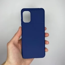Силикон iNavi Color Xiaomi Poco M5 (Тёмно-синий)