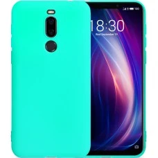 Силиконовый чехол iNavi Color Meizu X8 (Бирюзовый)