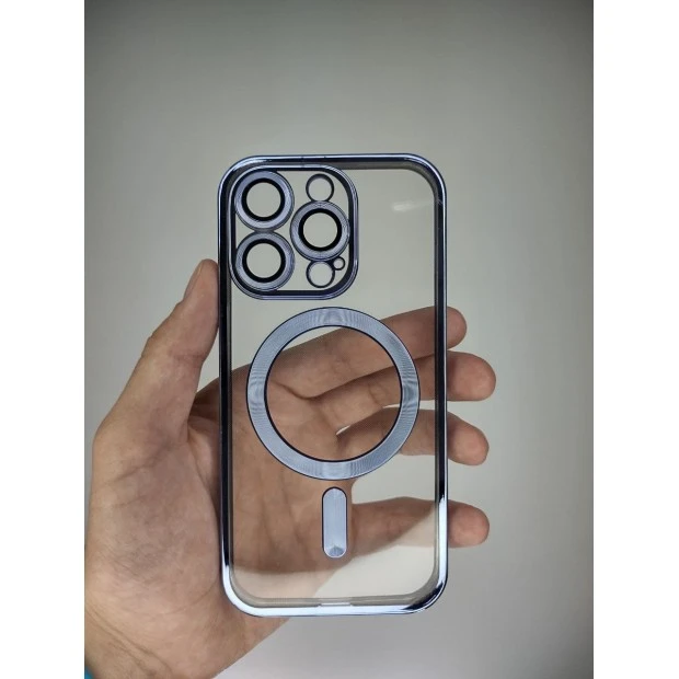 Cases UMKU Shining з MagSafe для Apple iPhone 14 Pro (Sierra Blue)