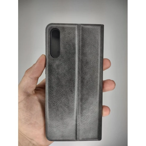 Чехол-книжка Leather Book Samsung Galaxy A30s / A50 / A50s (2019) (Серый)