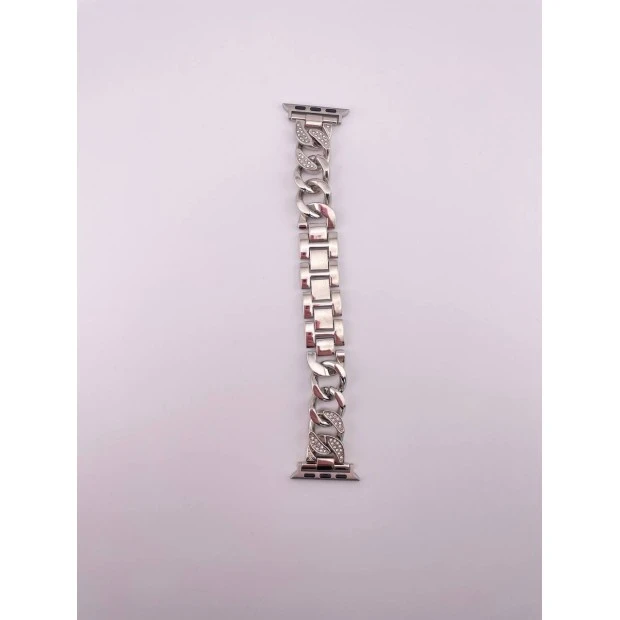 Apple Watch Metal Diamonds Strap 38  /  40  /  41mm (Silver)