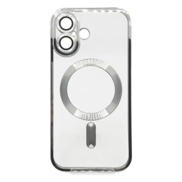 Case UMKU Shining with MagSafe for Apple iPhone 16 Plus (Silver)