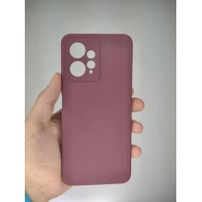 Силикон Original Xiaomi Redmi Note 12 4G (ShutCam) (Бордовый)