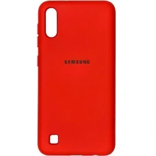 Силикон Original Case (HQ) Samsung Galaxy A10 / M10 (2019) (Красный)