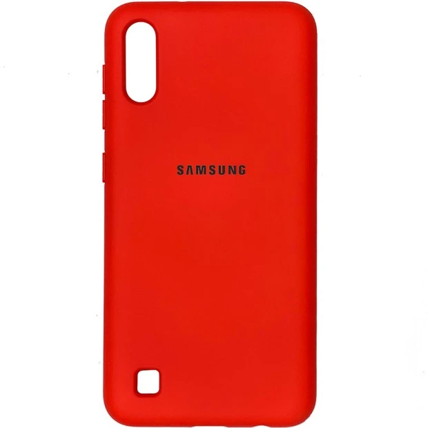 Силикон Original Case (HQ) Samsung Galaxy A10 / M10 (2019) (Красный)