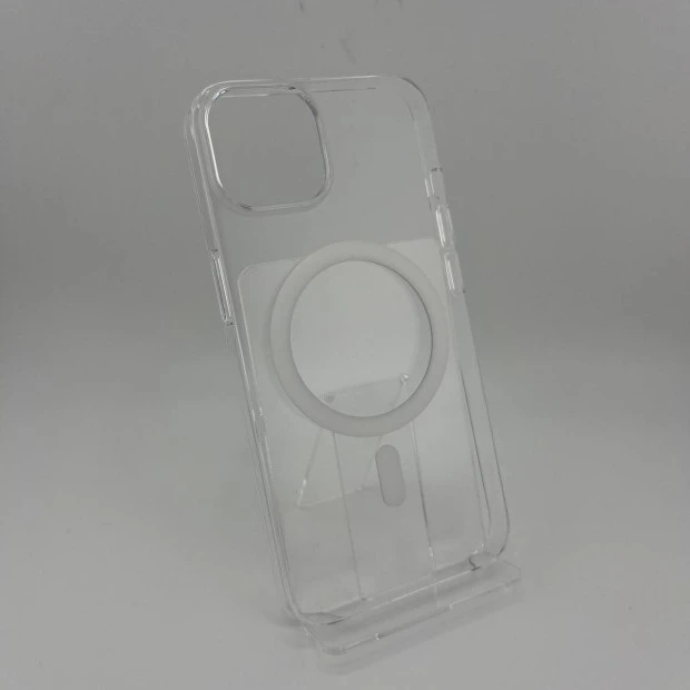 Чохол Clear Case Premium з MagSafe для Apple iPhone 14 (Прозорий)