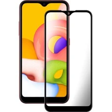Защитное стекло 5D Japan HD Samsung Galaxy A01 (2019) Black