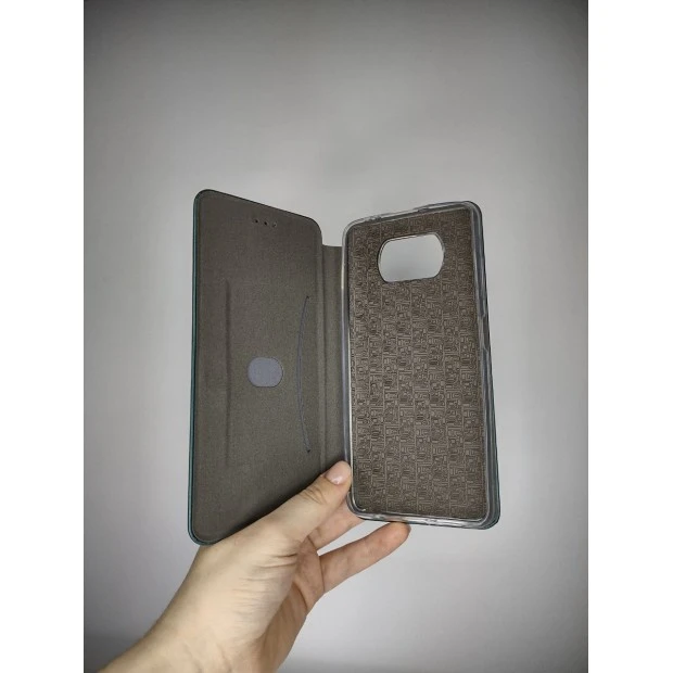 Чохол-книжка Оригінал Xiaomi Poco X3  /  Poco X3 Pro (Темно-зелений)