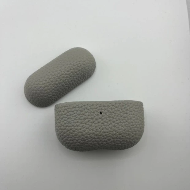 Чохол для навушників Leather Case Apple AirPods Pro 2 (Сірий)