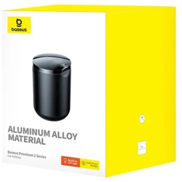 Автомобільна попільничка Baseus Premium Car Ashtray (2 серія) (Чорний) C20464700111-00
