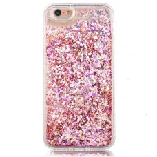 Силиконовый чехол Soft Sparkles iPhone 7 Plus / 8 Plus (Розовый)