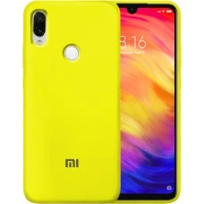 Силикон Original 360 Case Logo Xiaomi Redmi Note 7 (Жёлтый)