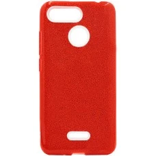 Силикон Glitter Xiaomi Redmi 6 (Красный)