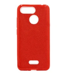 Силикон Glitter Xiaomi Redmi 6 (Красный)