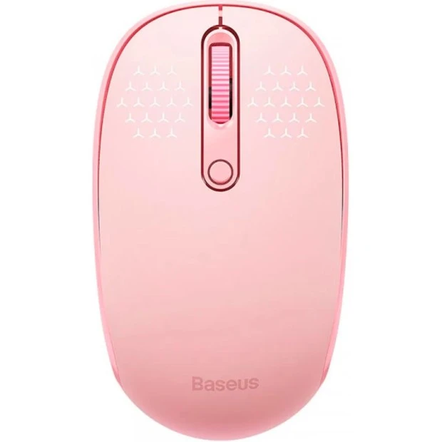 Бездротова миша Baseus F01B 2.4G + Bluetooth Connection (Рожева)