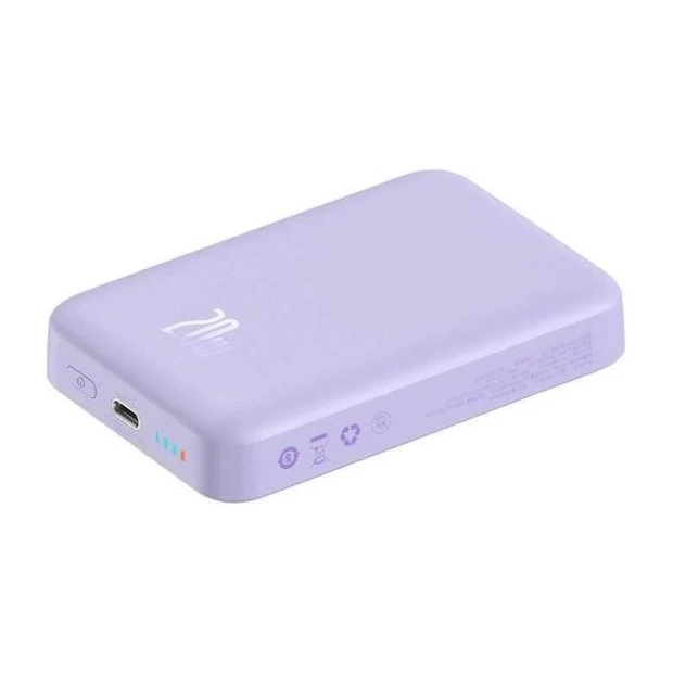 PowerBank Baseus Magnetic Wireless MagSafe 10000mAh 20W (Purple)