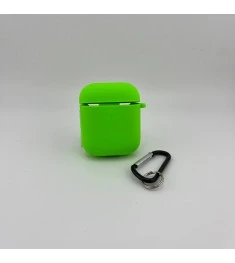 Чохол для навушників Full Silicone Case with Microfiber Apple AirPods (27) Grass..