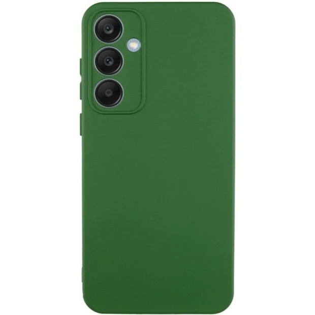 Силікон Original Samsung Galaxy S24 FE (ShutCam) (Темно-зелений)