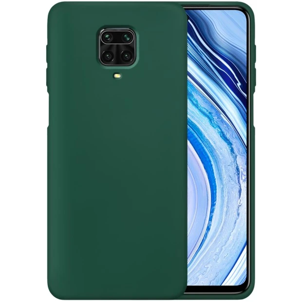 Cиликон Original 360 Case Redmi Note 9S / Note 9 Pro (Тёмно-зелёный)