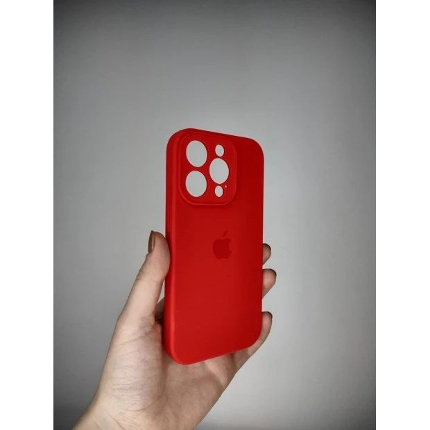 Силикон Original RoundCam Case Apple iPhone 14 Pro (05) Product RED