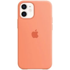 Силіконовий оригінальний чохол Apple iPhone 12 Mini (25) Flamingo